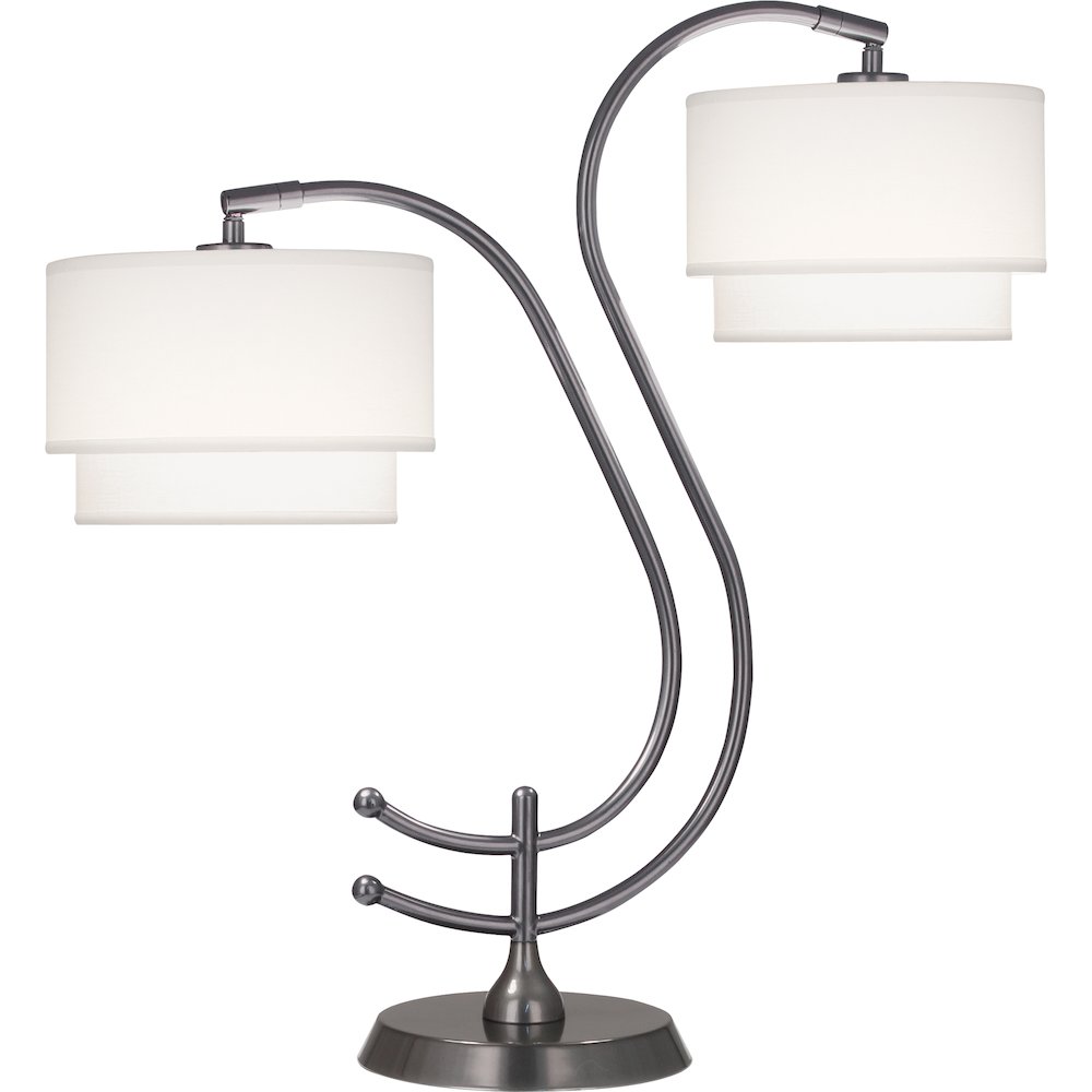 Charlee Table Lamp in Gunmetal Powder Coat Color. Picture 1