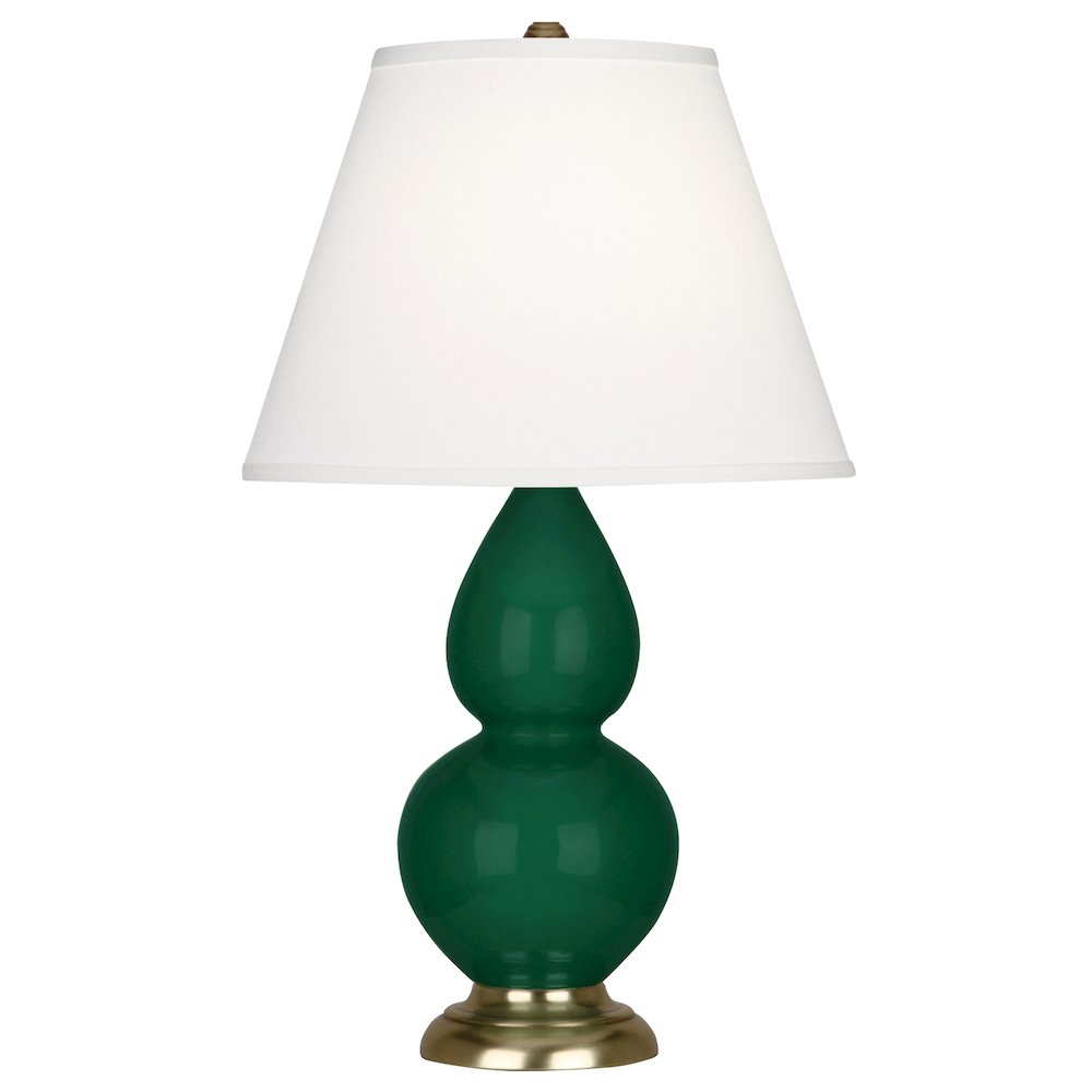 Jungle Small Double Gourd Accent Lamp in Jungle Glazed Ceramic Color. Picture 1