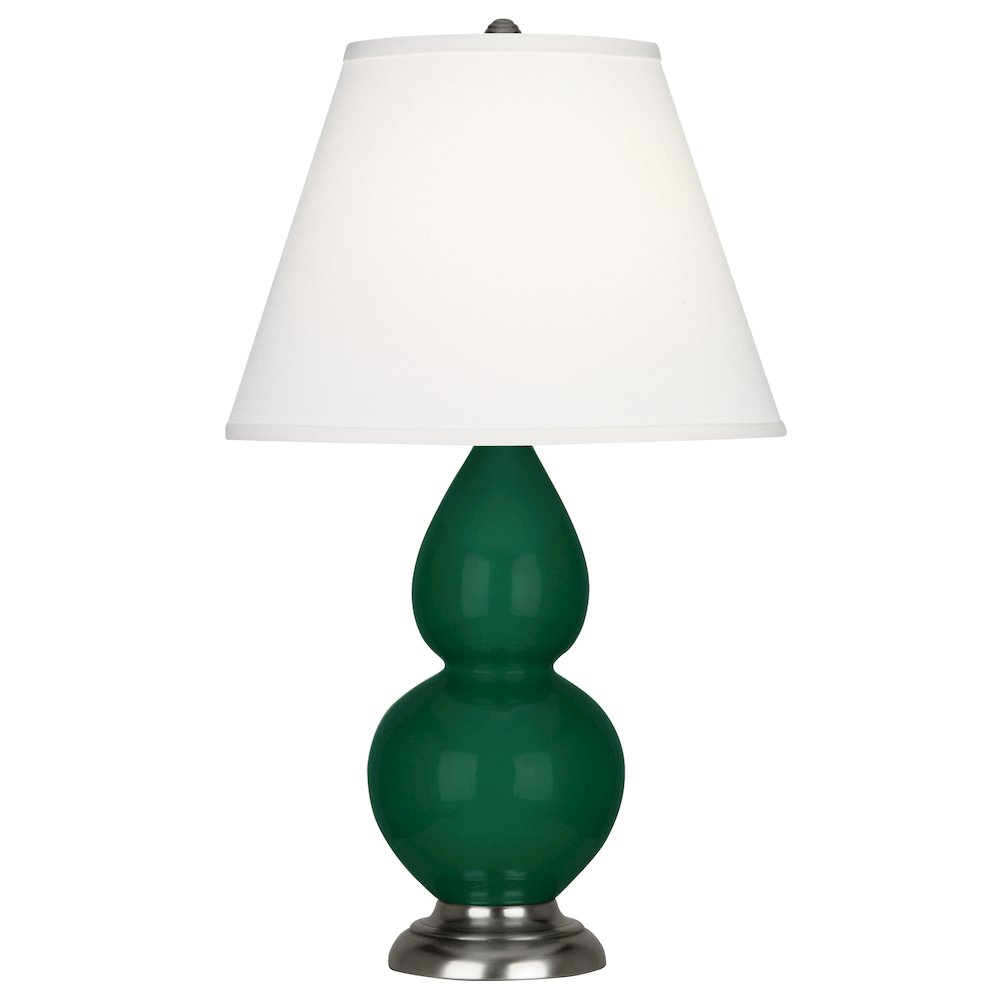 Jungle Small Double Gourd Accent Lamp in Jungle Glazed Ceramic Color. Picture 1