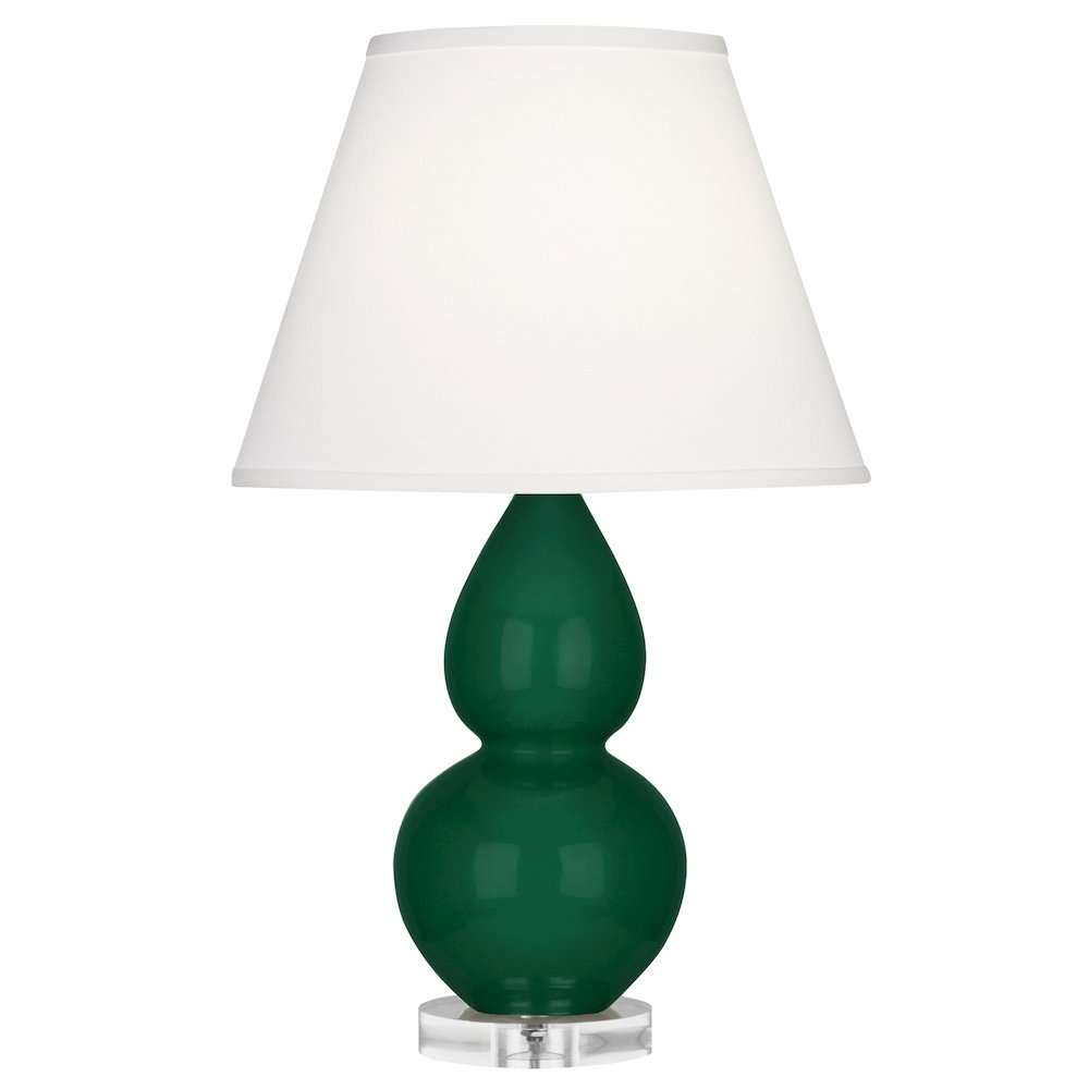 Jungle Small Double Gourd Accent Lamp in Jungle Glazed Ceramic Color. Picture 1