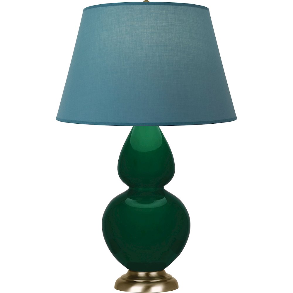 Jungle Double Gourd Table Lamp in Jungle Glazed Ceramic Color. Picture 1