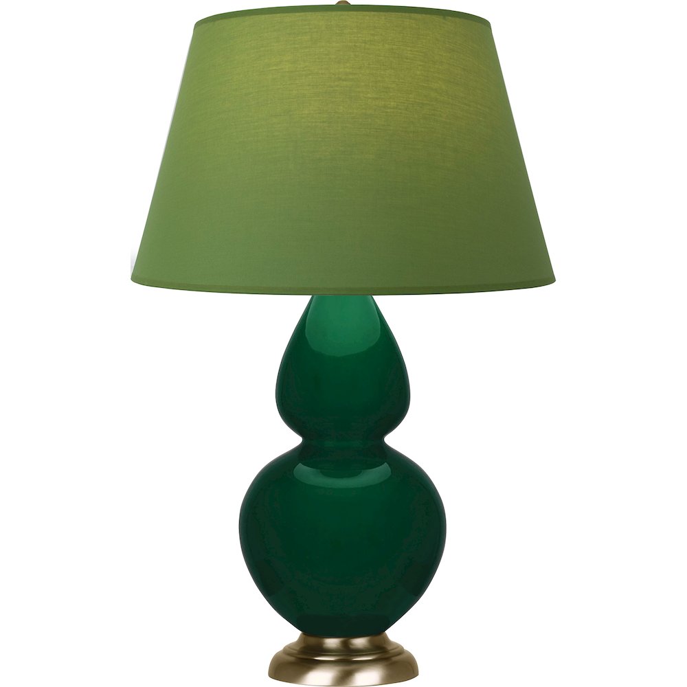 Jungle Double Gourd Table Lamp in Jungle Glazed Ceramic Color. Picture 1