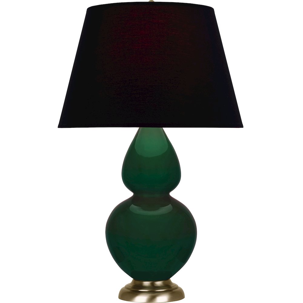 Jungle Double Gourd Table Lamp in Jungle Glazed Ceramic Color. Picture 1
