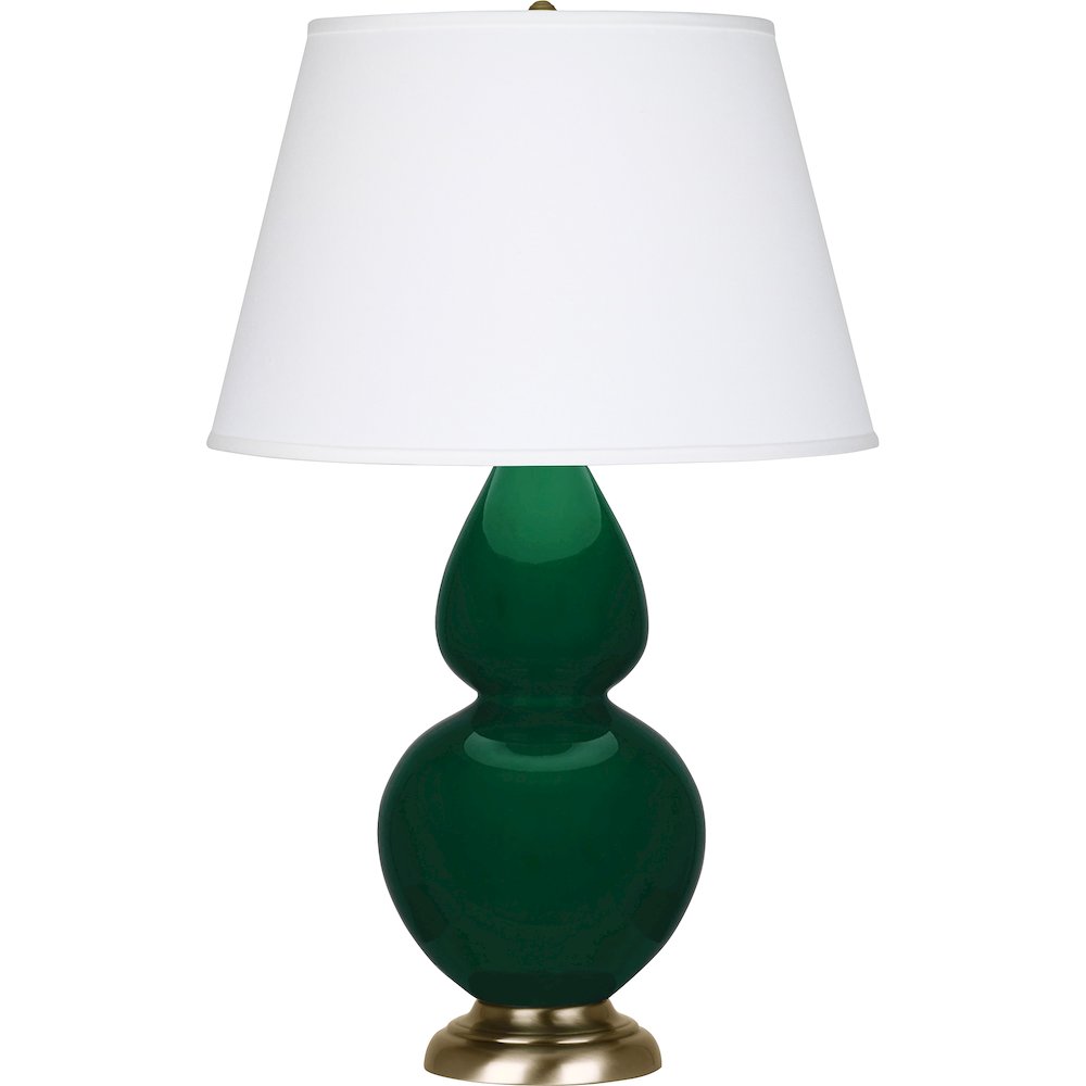 Jungle Double Gourd Table Lamp in Jungle Glazed Ceramic Color. Picture 1