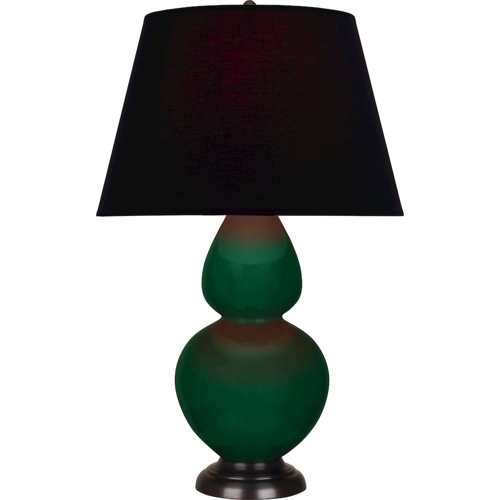 Jungle Double Gourd Table Lamp in Jungle Glazed Ceramic Color. Picture 1