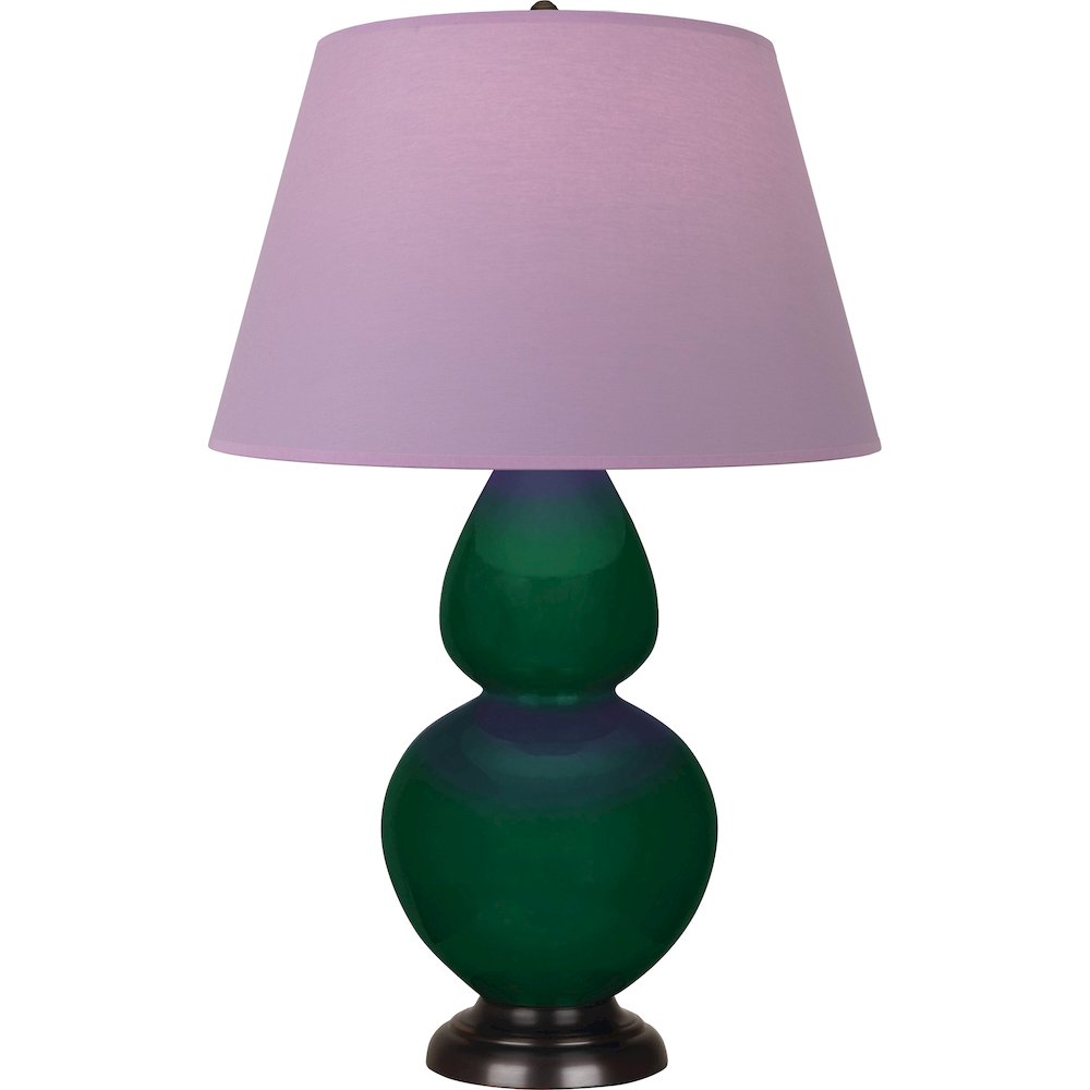 Jungle Double Gourd Table Lamp in Jungle Glazed Ceramic Color. Picture 1