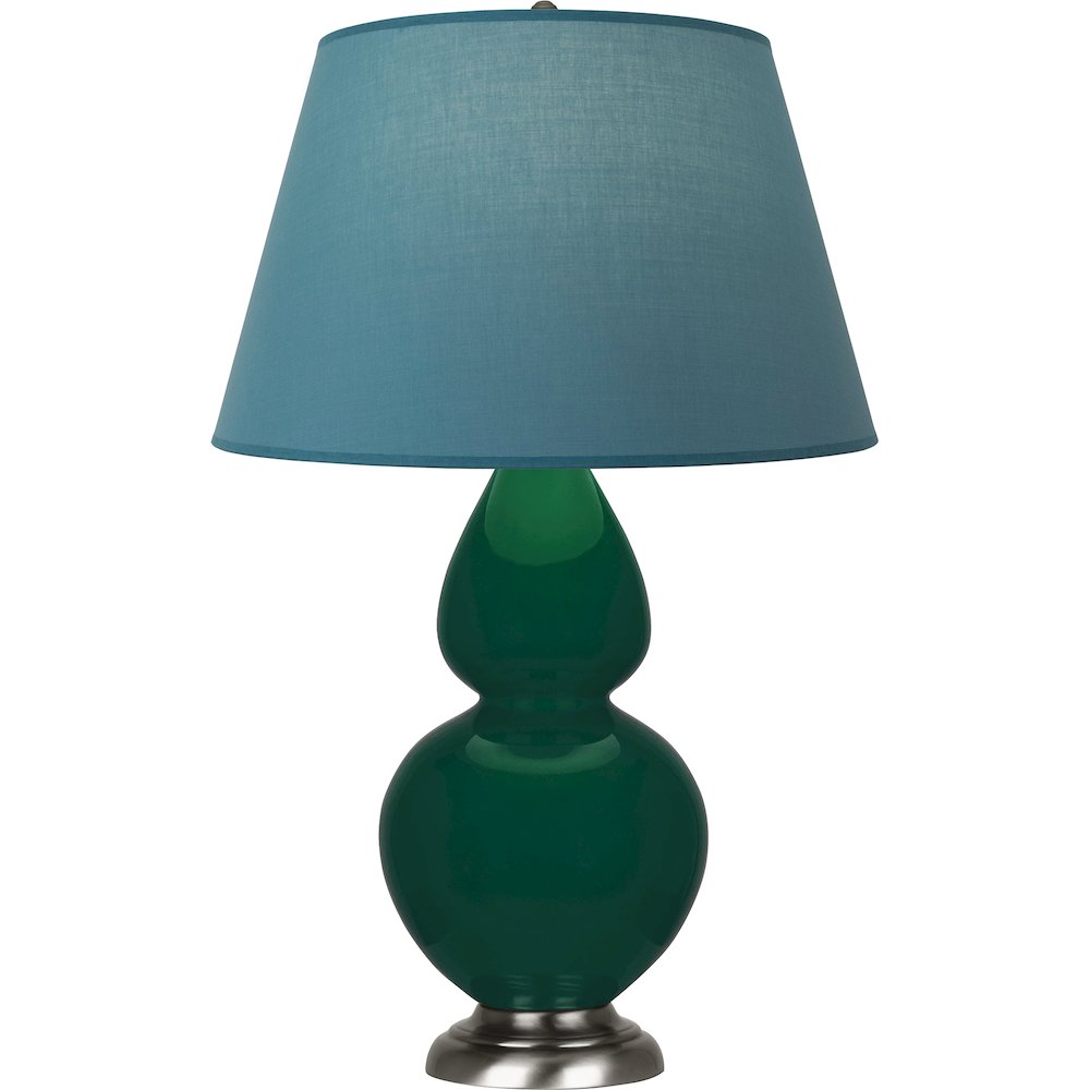 Jungle Double Gourd Table Lamp in Jungle Glazed Ceramic Color. Picture 1