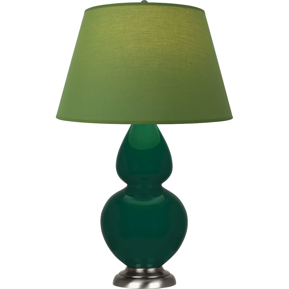 Jungle Double Gourd Table Lamp in Jungle Glazed Ceramic Color. Picture 1