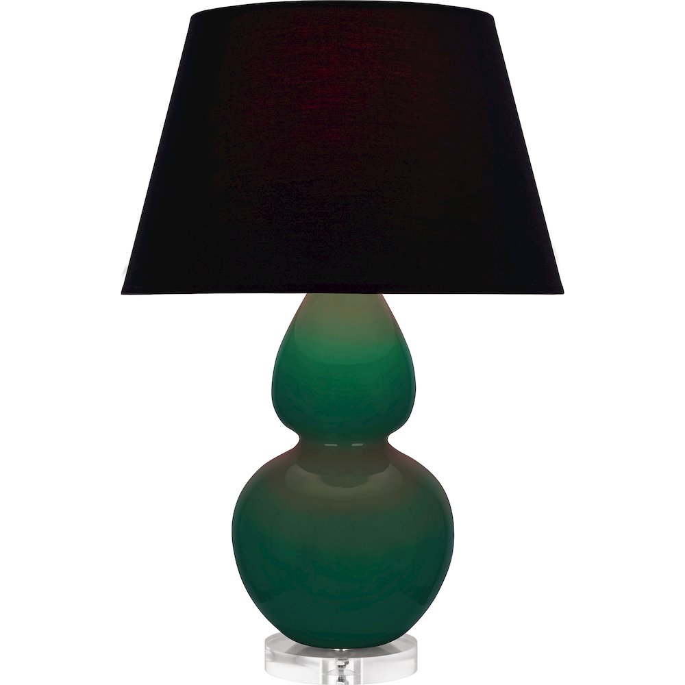 Jungle Double Gourd Table Lamp in Jungle Glazed Ceramic Color. Picture 1