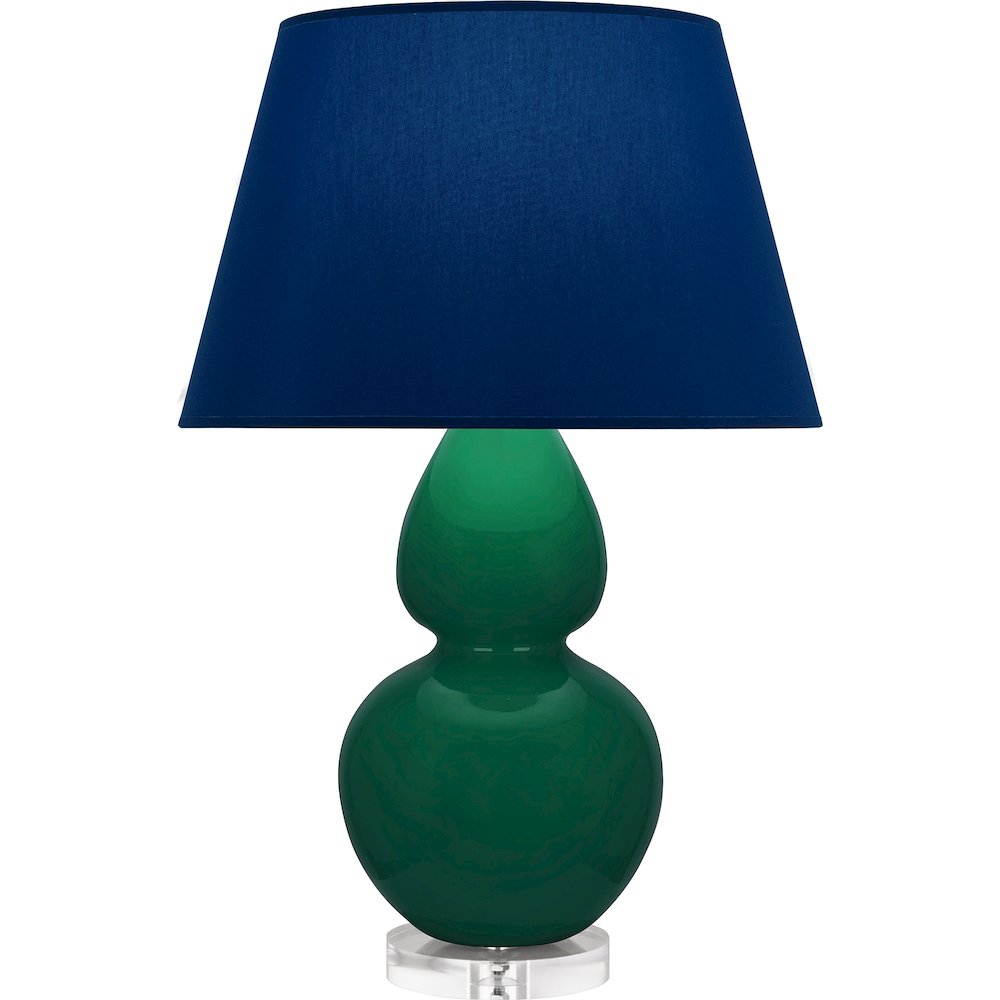 Jungle Double Gourd Table Lamp in Jungle Glazed Ceramic Color. Picture 1
