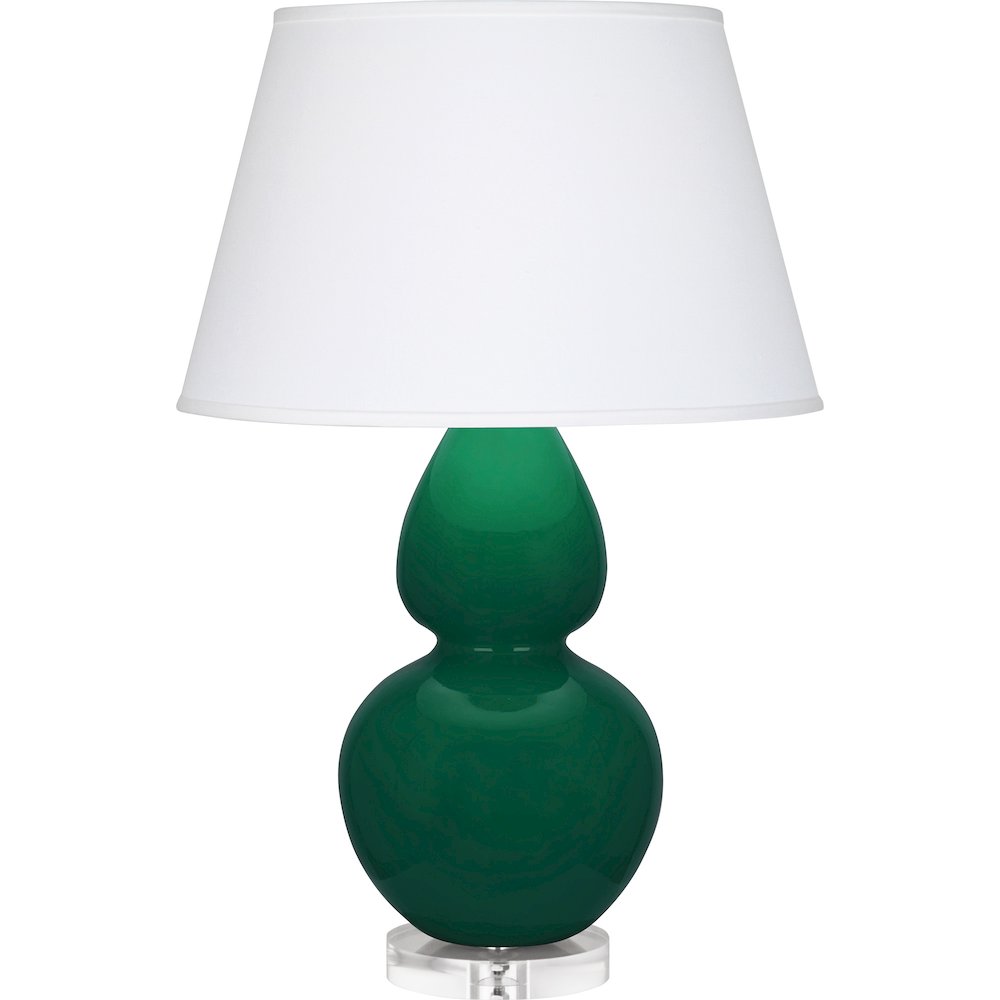 Jungle Double Gourd Table Lamp in Jungle Glazed Ceramic Color. Picture 1