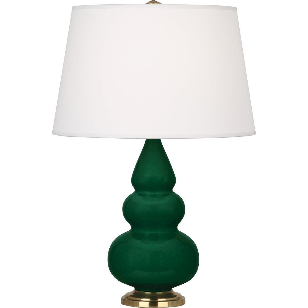 Jungle Small Triple Gourd Accent Lamp in Jungle Glazed Ceramic Color. Picture 1