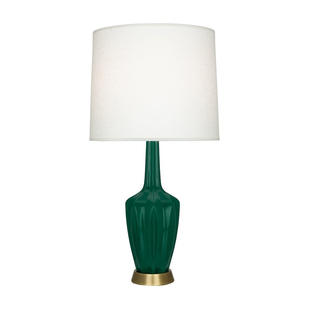 Jungle Emma Accent Lamp in Jungle Glazed Ceramic Color. Picture 1