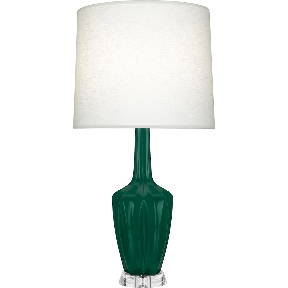 Jungle Emma Table Lamp in Jungle Glazed Ceramic Color. Picture 1