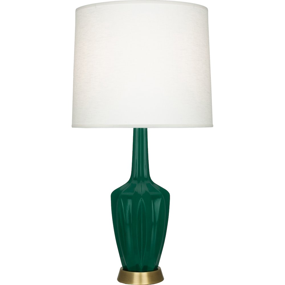 Jungle Emma Table Lamp in Jungle Glazed Ceramic Color. Picture 1