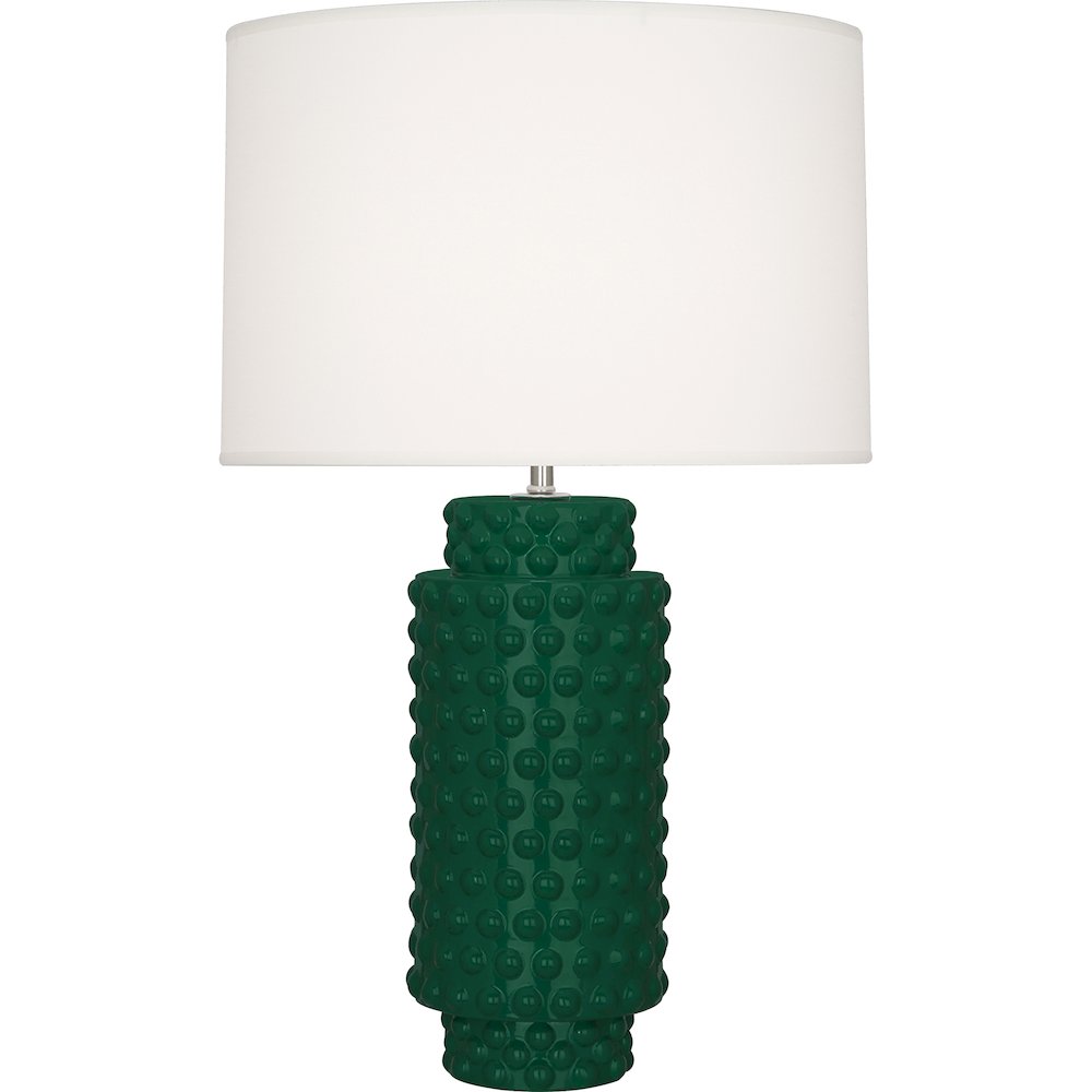 Jungle Dolly Table Lamp in Jungle Glazed Textured Ceramic Color. Picture 1