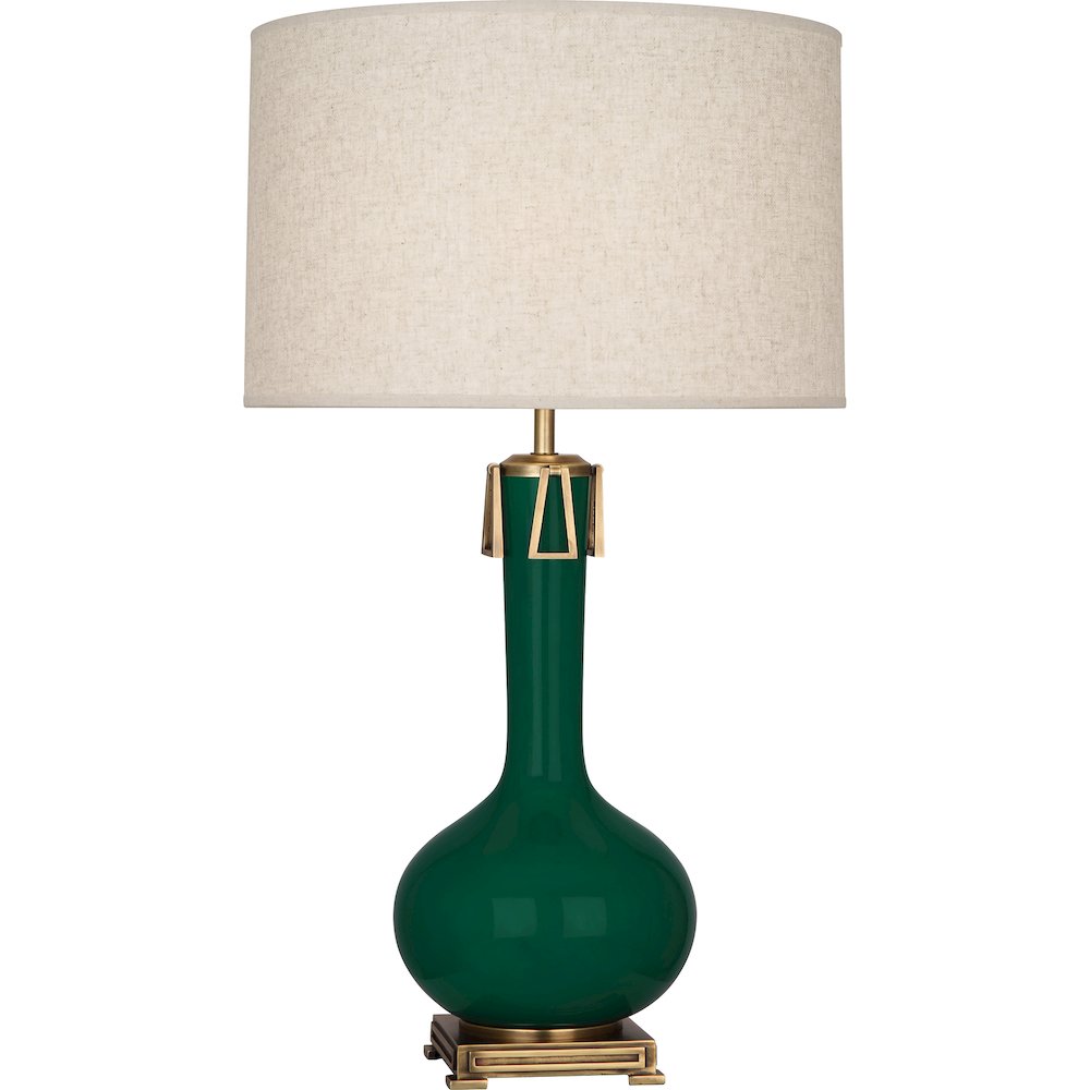 Jungle Athena Table Lamp in Jungle Glazed Ceramic Color. Picture 1
