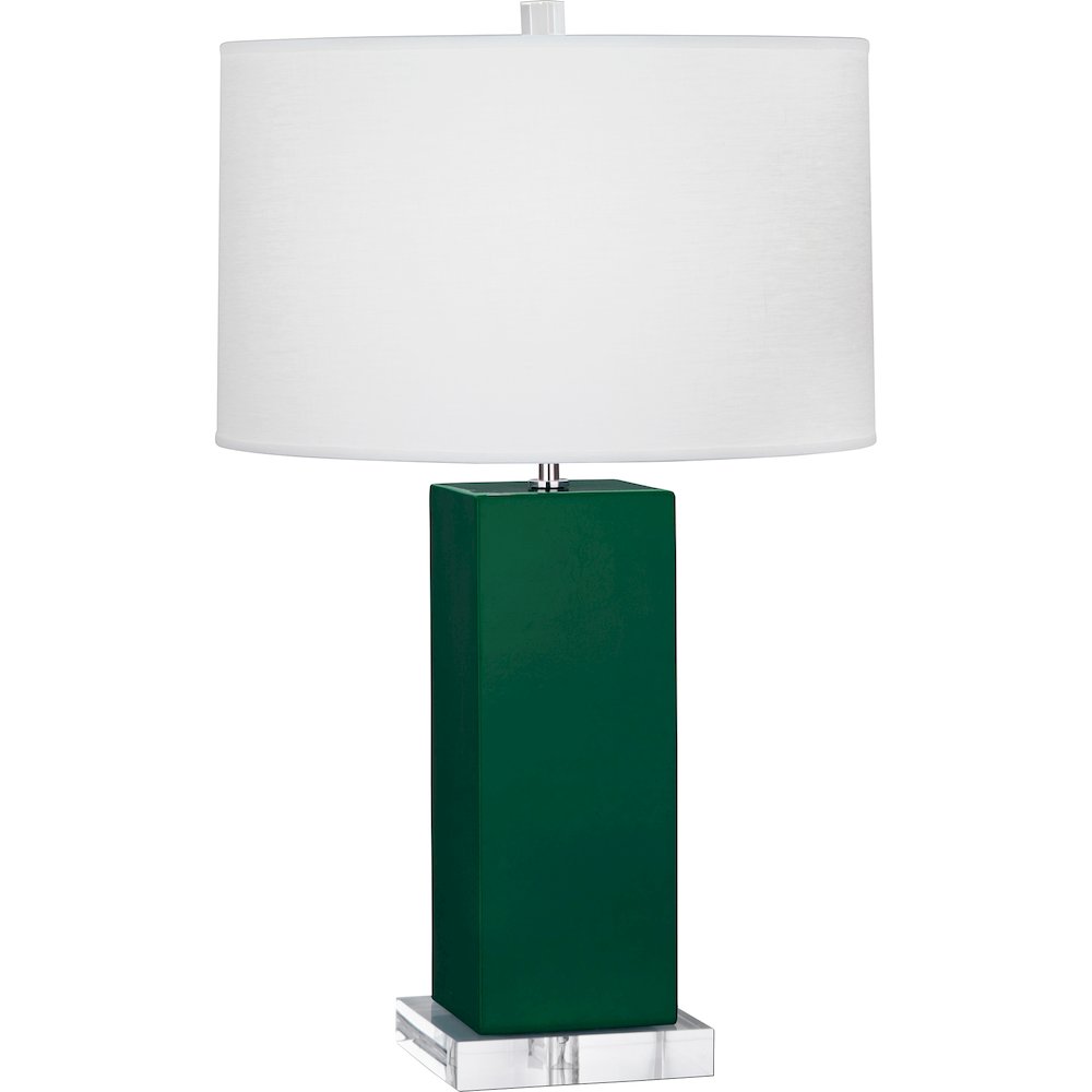 Jungle Harvey Table Lamp in Jungle Glazed Ceramic Color. Picture 1