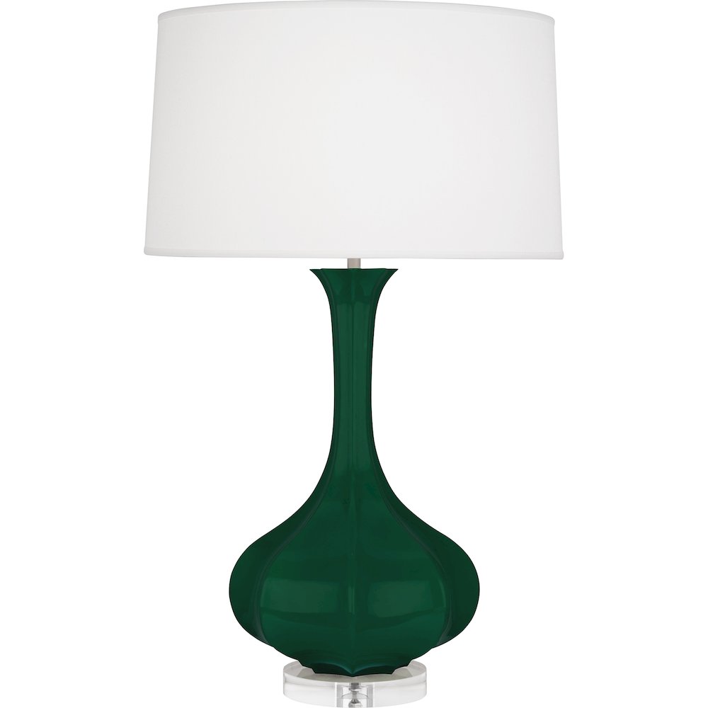 Jungle Pike Table Lamp in Jungle Glazed Ceramic Color. Picture 1