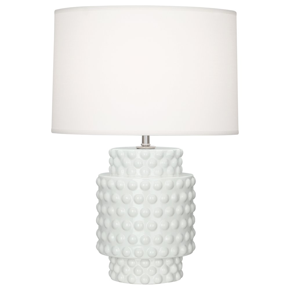 Lily Dolly Accent Lamp in Lily Glazed Textured Ceramic Color. Picture 1