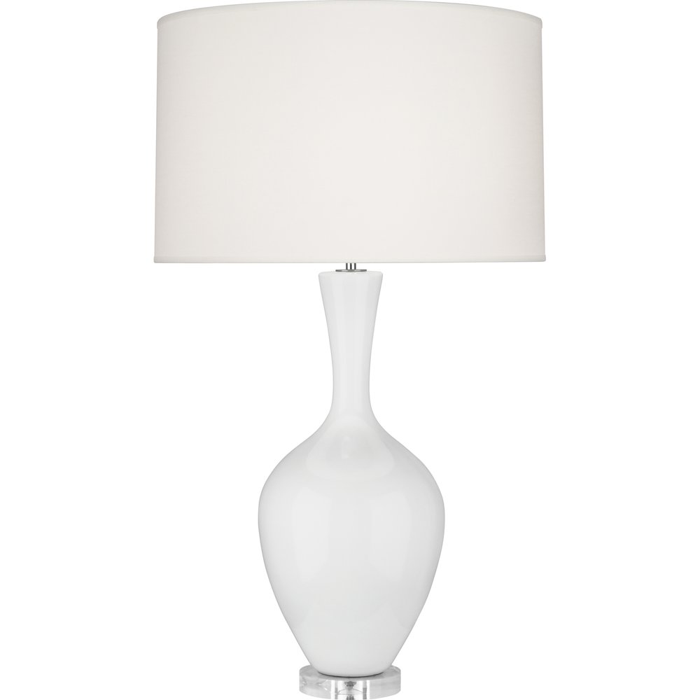 Lily Audrey Table Lamp in Lily Glazed Ceramic Color. Picture 1