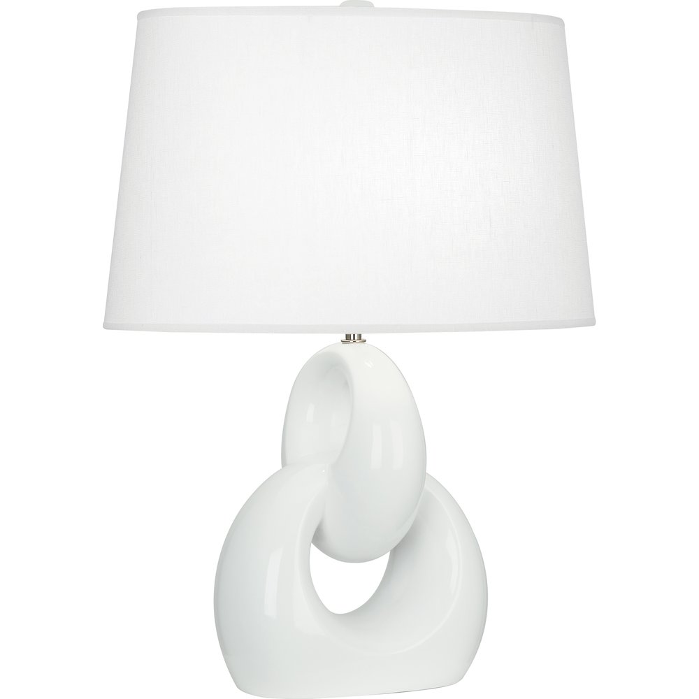 Lily Fusion Table Lamp in Lily Glazed Ceramic Color. Picture 1
