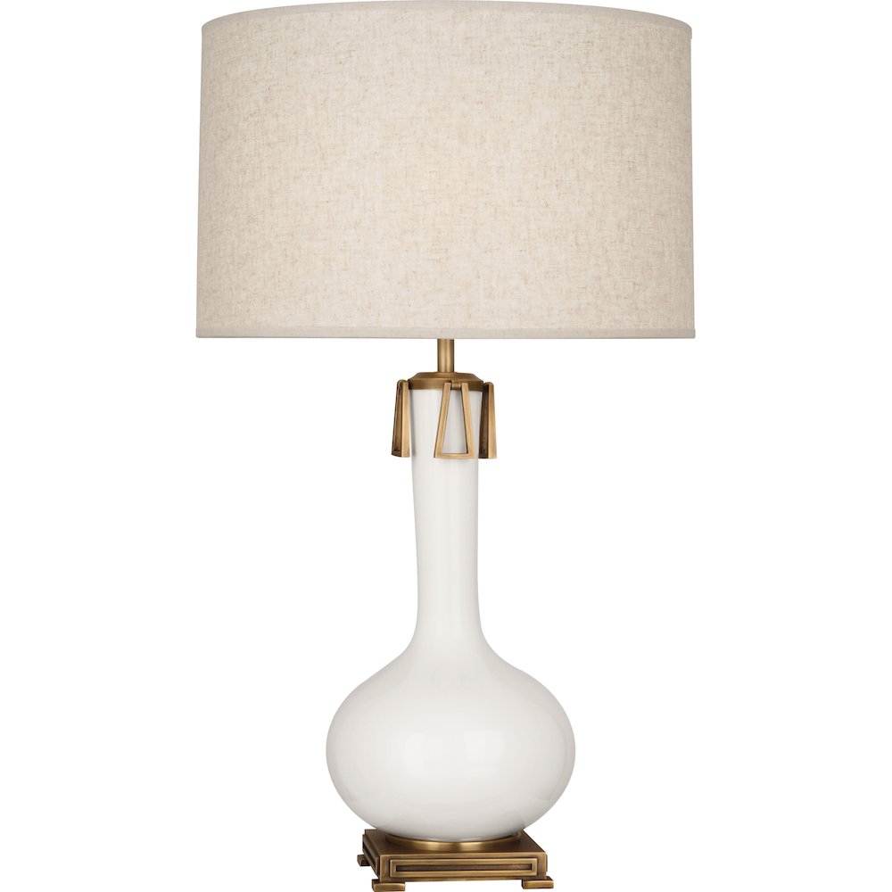 Lily Athena Table Lamp in Lily Glazed Ceramic Color. Picture 1
