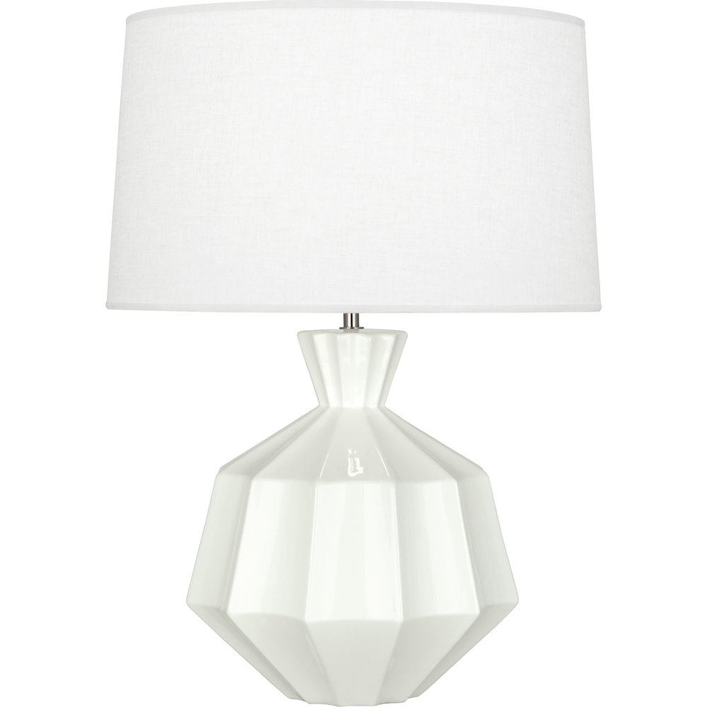 Lily Orion Table Lamp in Lily Glazed Ceramic Color. Picture 1