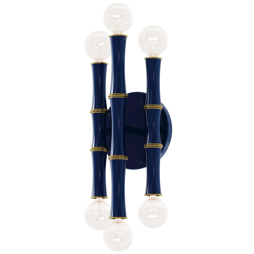 Kane Wall Sconce in Midnight Blue Color. Picture 1