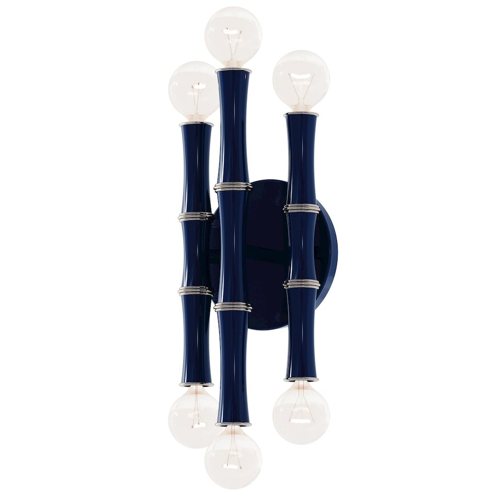 Kane Wall Sconce in Midnight Blue Color. Picture 1