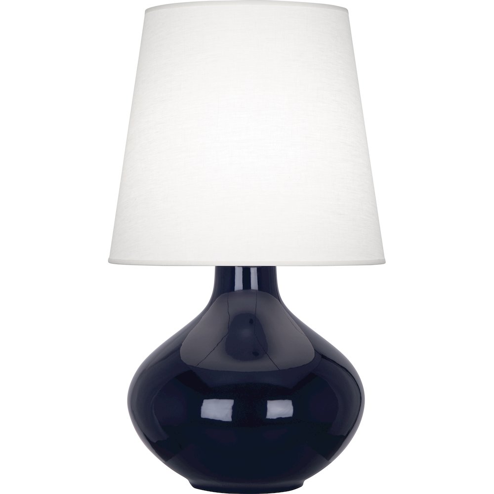 Midnight June Table Lamp in Midnight Blue Glazed Ceramic Color. Picture 1