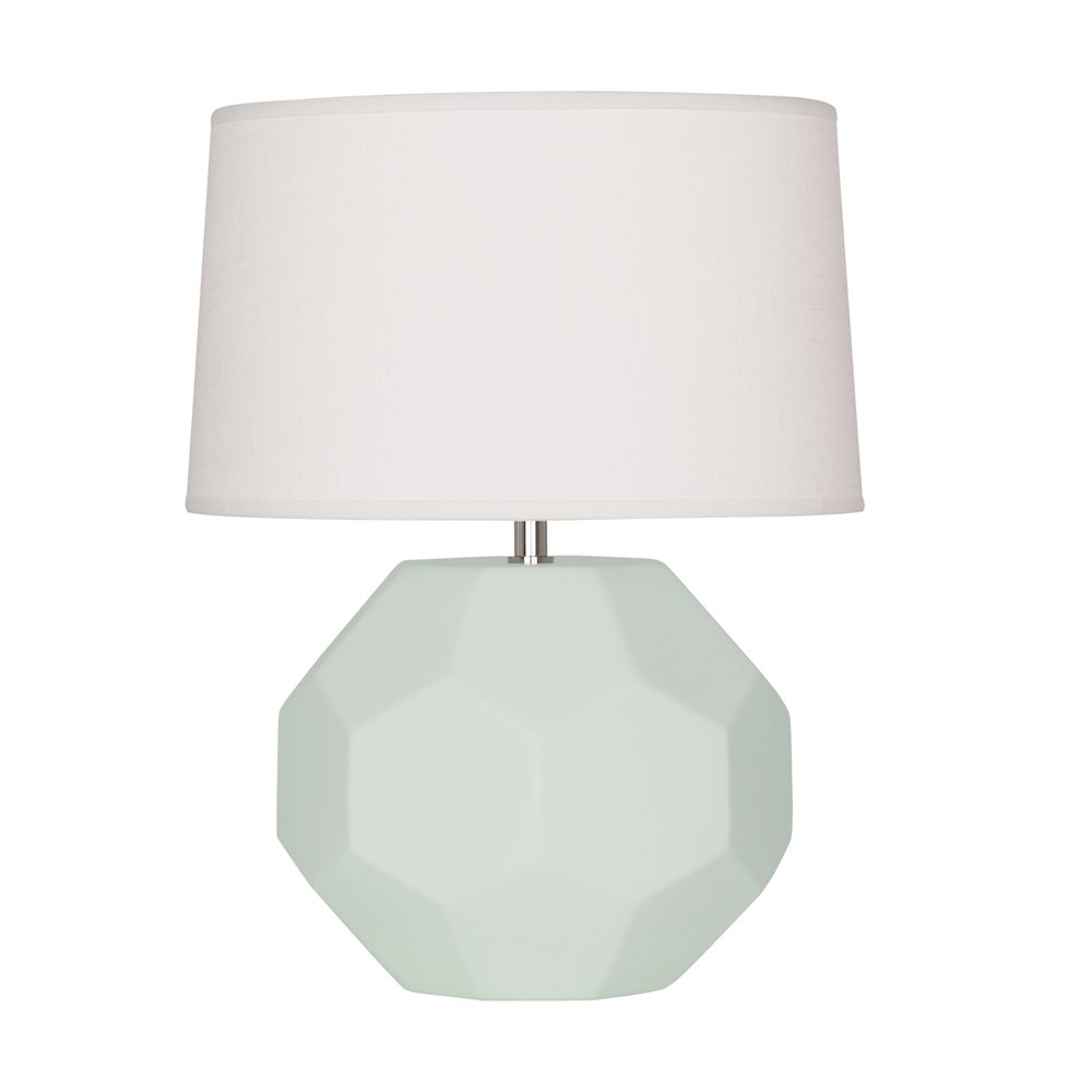 Matte Celadon Franklin Accent Lamp in Matte Celadon Glazed Ceramic Color. Picture 1