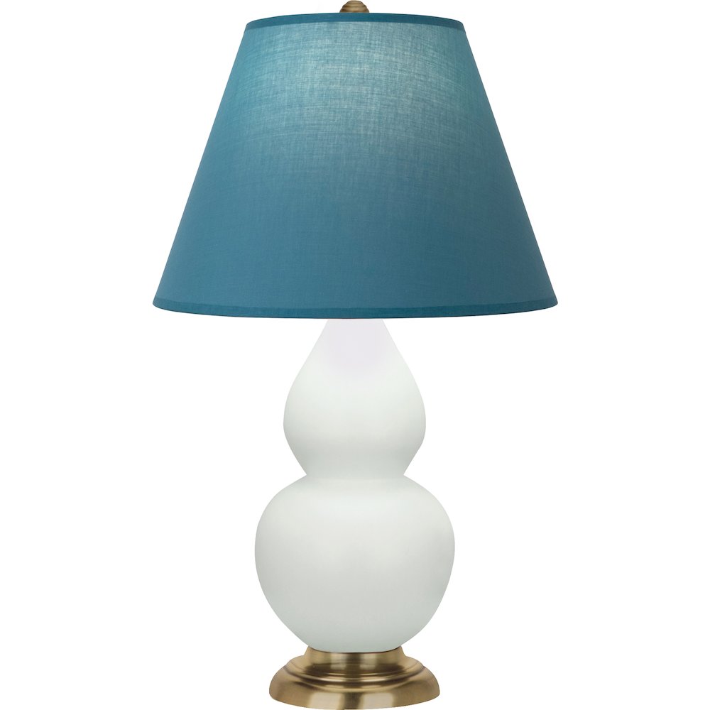 Matte Celadon Small Double Gourd Accent Lamp. Picture 1