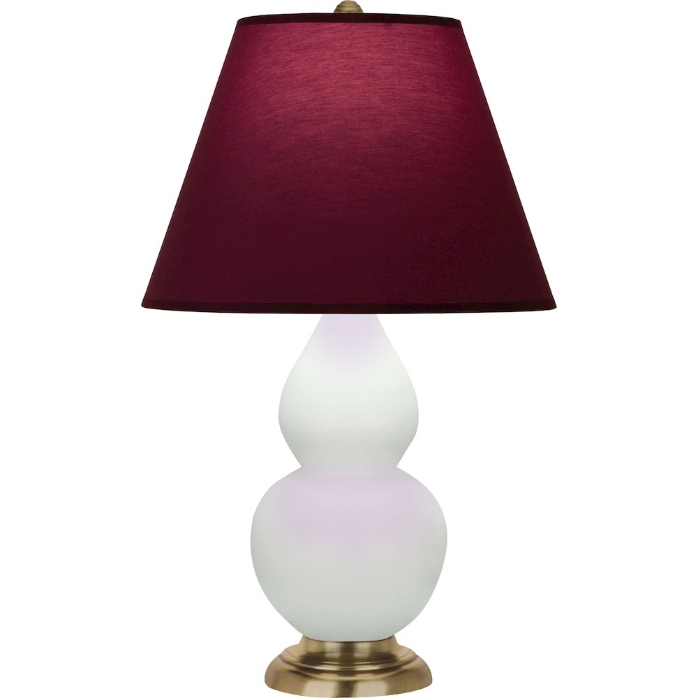 Matte Celadon Small Double Gourd Accent Lamp. Picture 1
