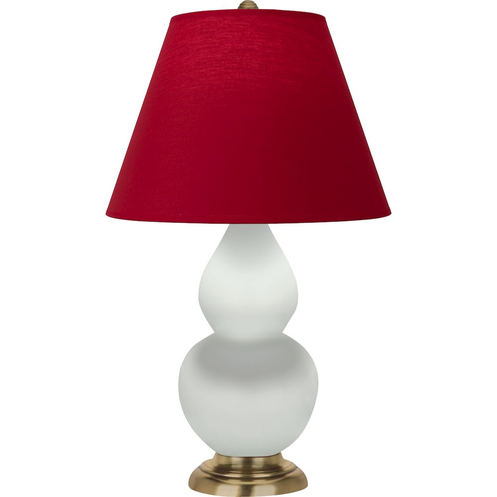 Matte Celadon Small Double Gourd Accent Lamp. Picture 1
