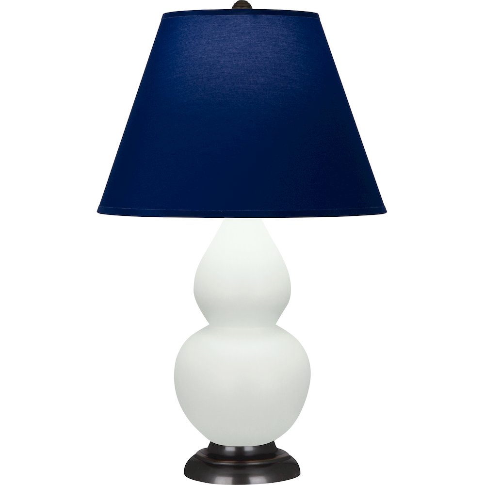 Matte Celadon Small Double Gourd Accent Lamp. Picture 1