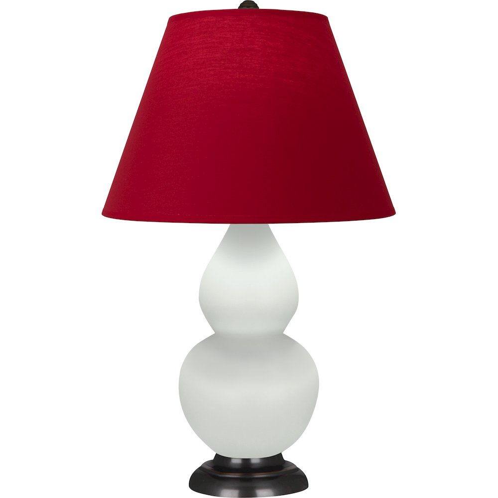 Matte Celadon Small Double Gourd Accent Lamp. Picture 1