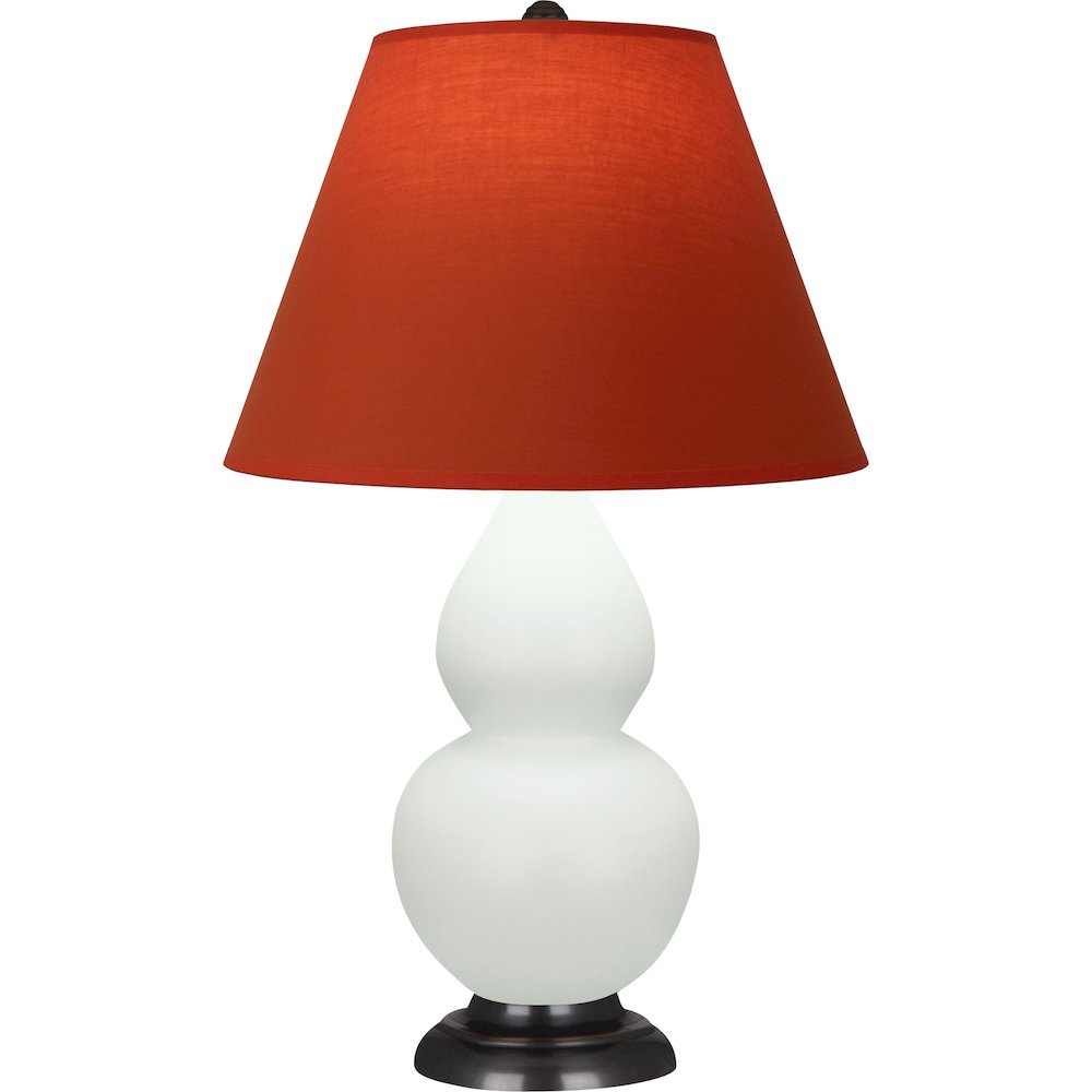 Matte Celadon Small Double Gourd Accent Lamp. Picture 1