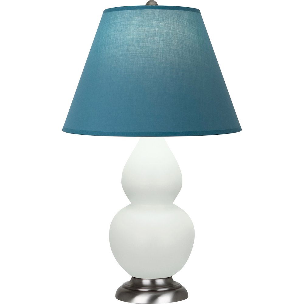 Matte Celadon Small Double Gourd Accent Lamp. Picture 1