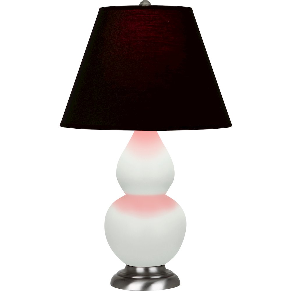 Matte Celadon Small Double Gourd Accent Lamp. Picture 1