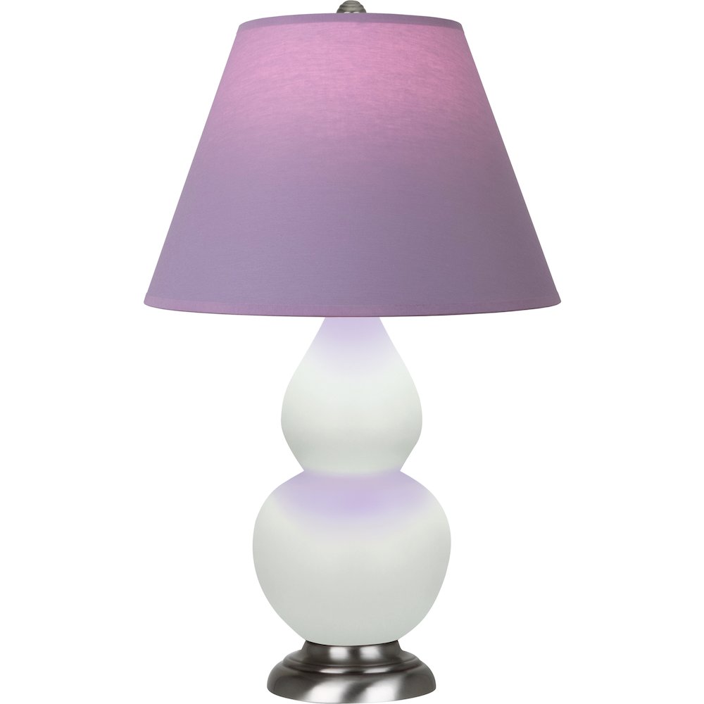 Matte Celadon Small Double Gourd Accent Lamp. Picture 1