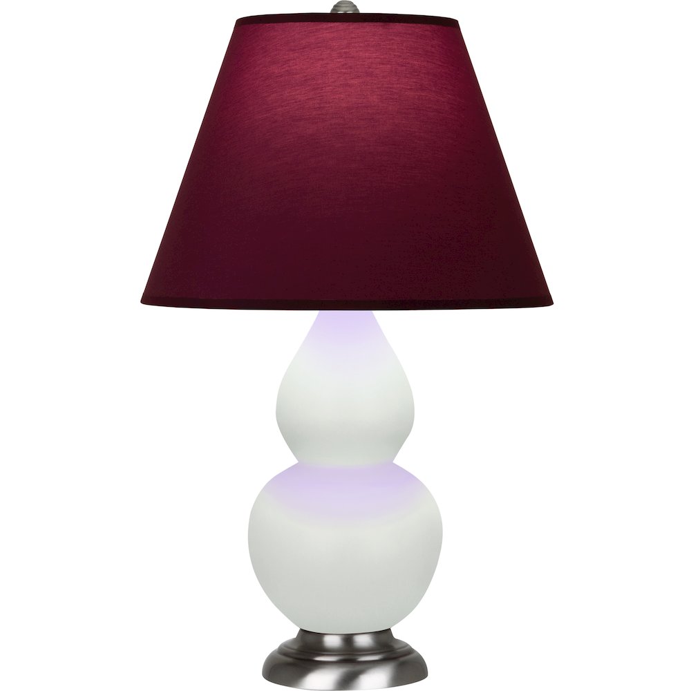 Matte Celadon Small Double Gourd Accent Lamp. Picture 1