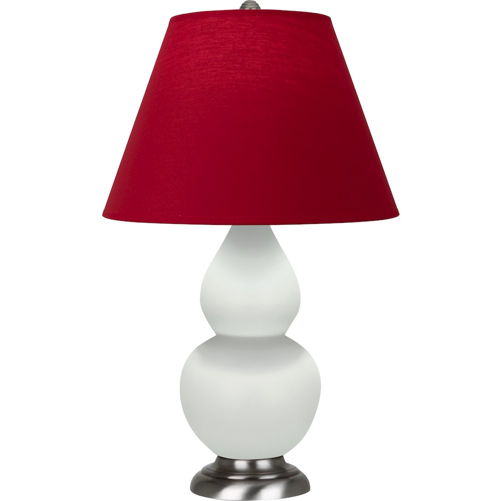Matte Celadon Small Double Gourd Accent Lamp. Picture 1