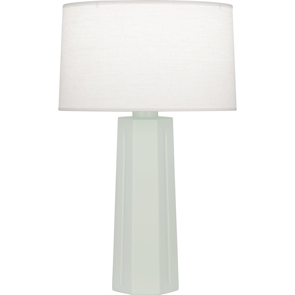 Matte Celadon Mason Table Lamp in Matte Celadon Glazed Ceramic Color. Picture 1