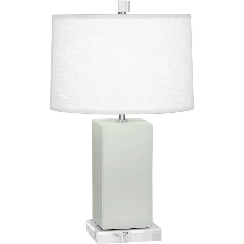 Matte Celadon Harvey Accent Lamp in Matte Celadon Glazed Ceramic Color. Picture 1