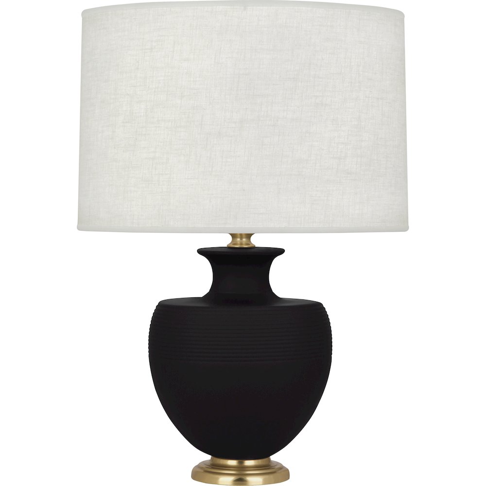 Matte Dark Coal Michael Berman Atlas Table Lamp. Picture 1