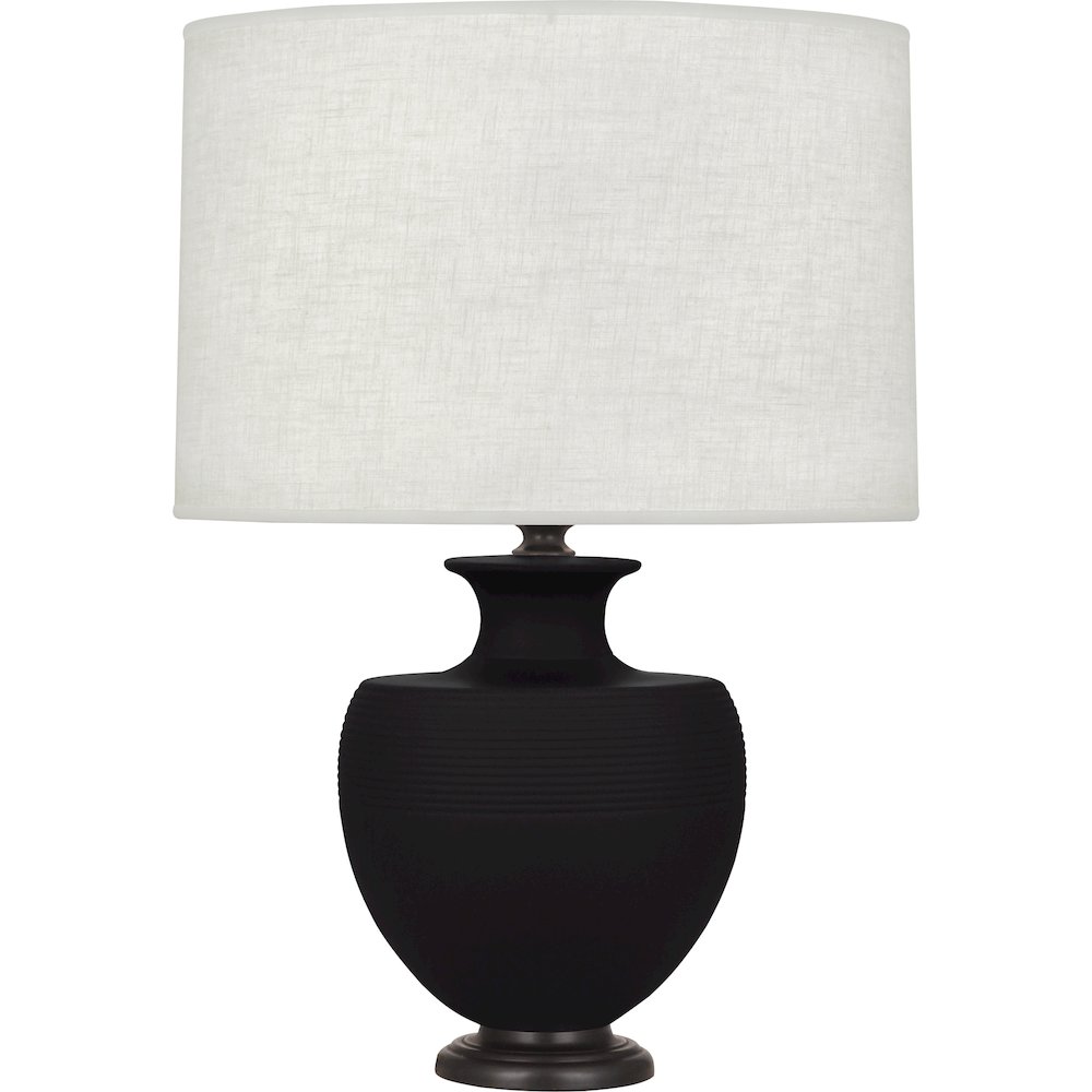 Matte Dark Coal Michael Berman Atlas Table Lamp. Picture 1