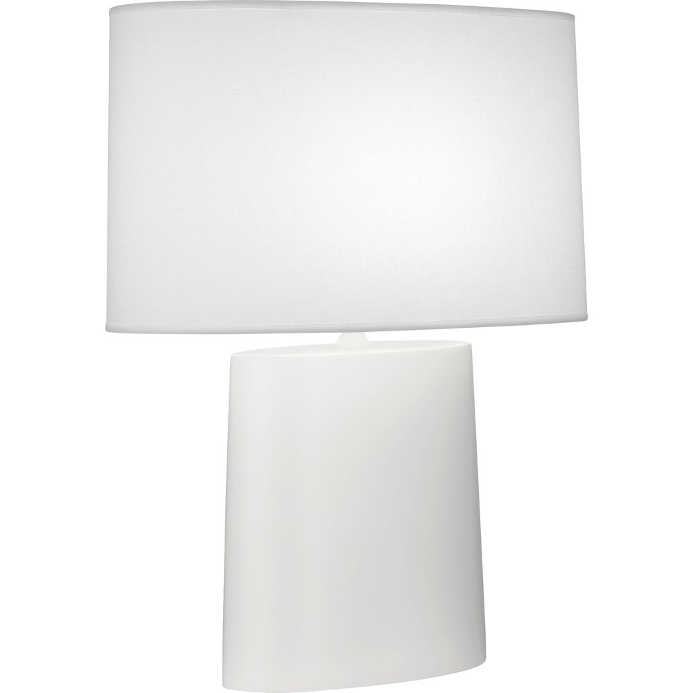 Matte Daisy Victor Table Lamp in Matte Daisy Glazed Ceramic Color. Picture 1