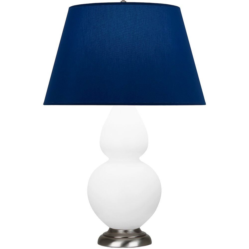 Matte Daisy Double Gourd Table Lamp in Matte Daisy Glazed Ceramic Color. Picture 1