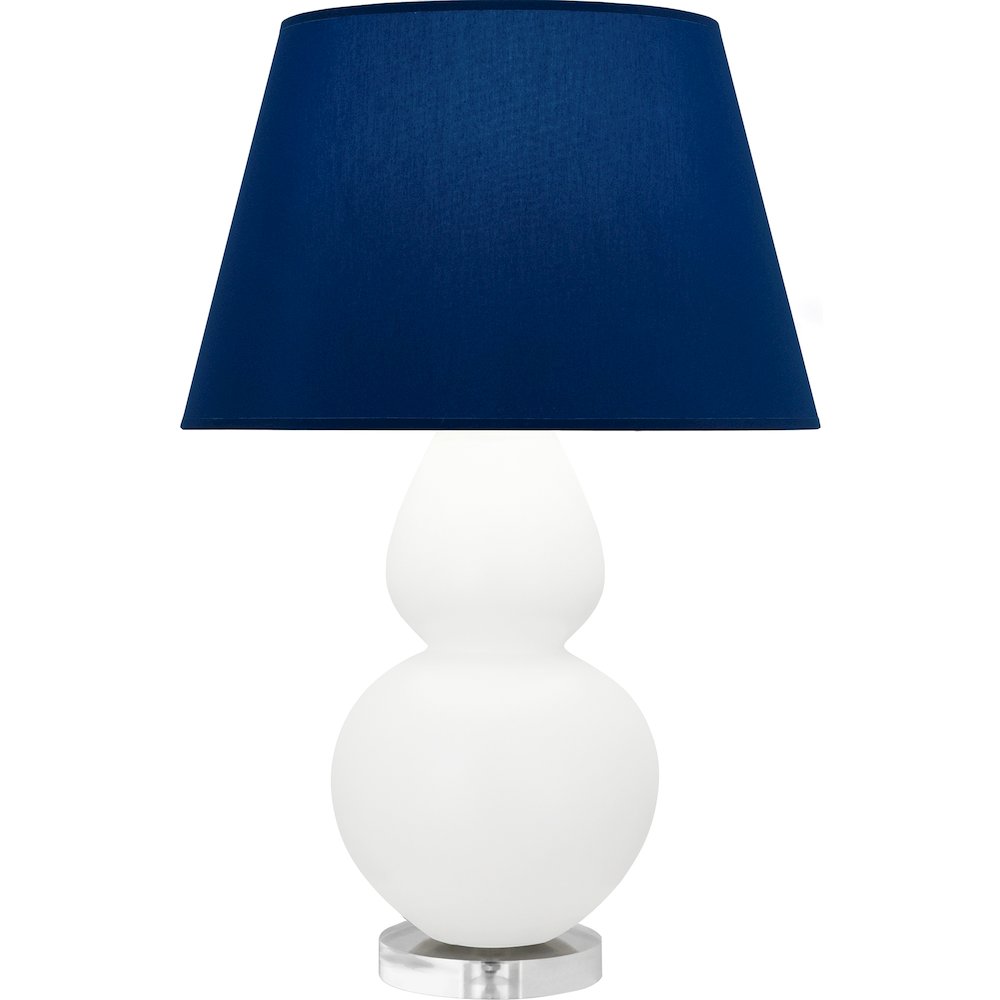 Matte Daisy Double Gourd Table Lamp in Matte Daisy Glazed Ceramic Color. Picture 1